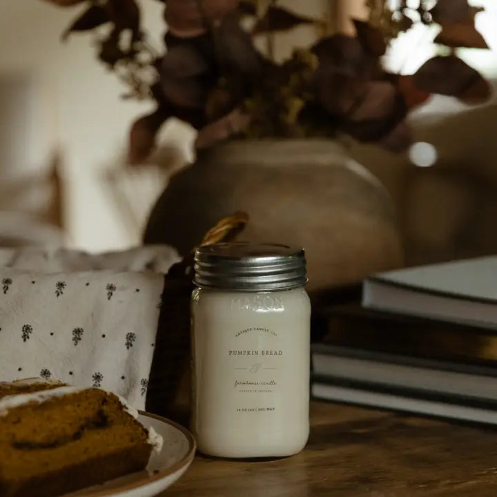SOY WAX MASON JAR CANDLE