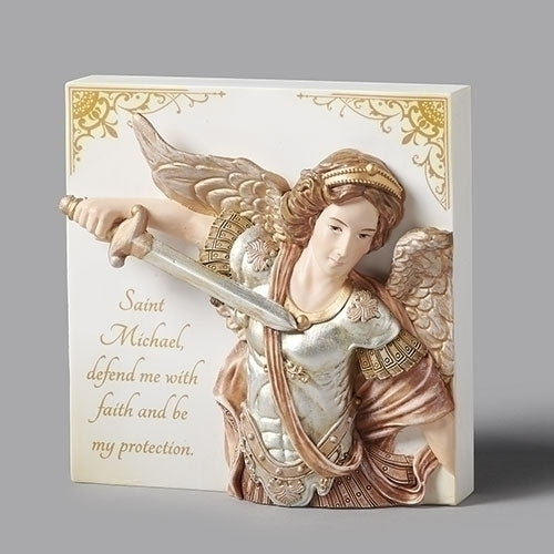 SAINT MICHAEL TABLETOP PLAQUE