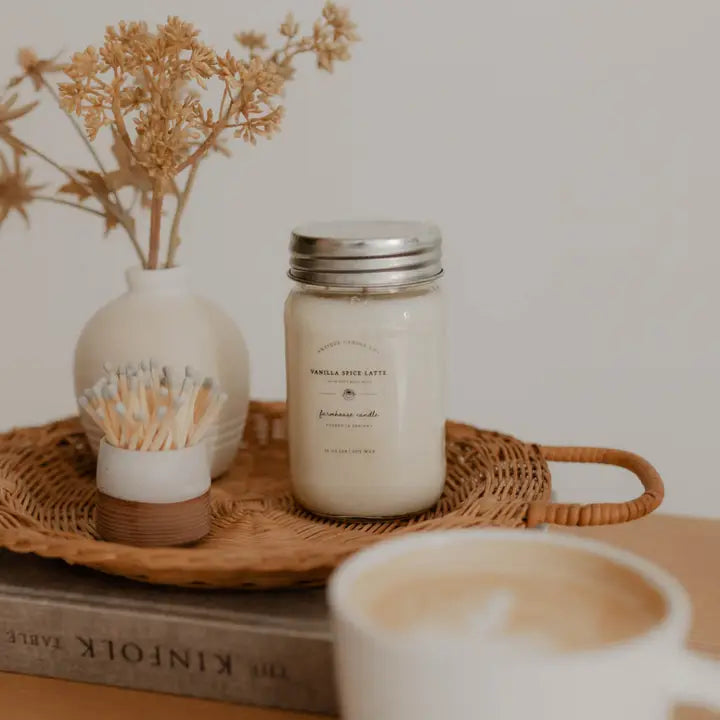 SOY WAX MASON JAR CANDLE