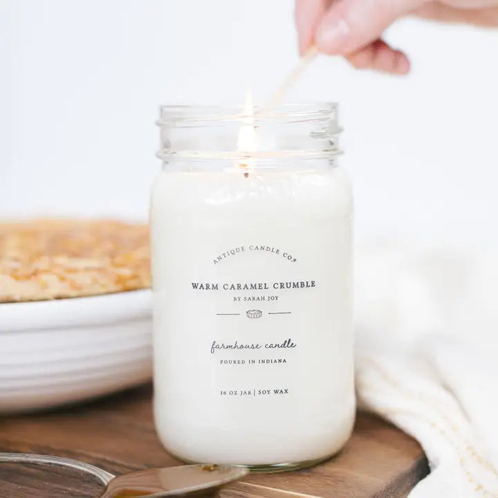 SOY WAX MASON JAR CANDLE
