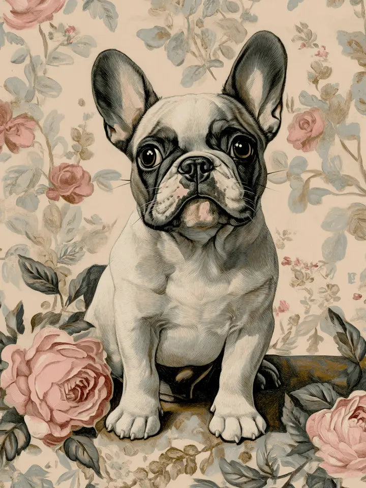 BRINDLE FRENCH DOG
