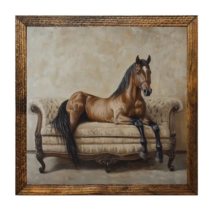 HORSE ON COUCH