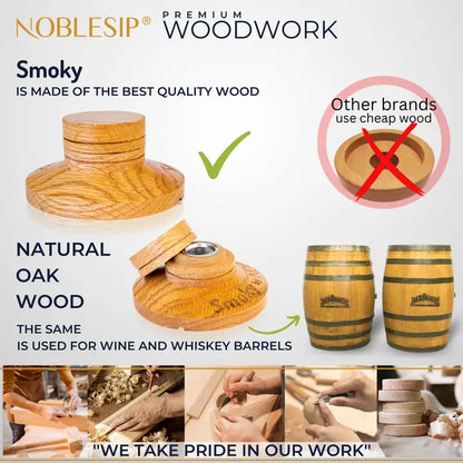 COCKTAIL SMOKER KIT-PREMIUM HOME BAR GIFT SET
