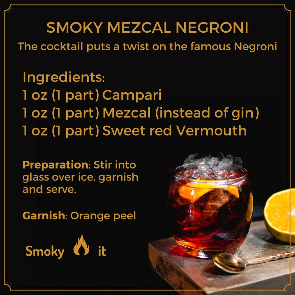 COCKTAIL SMOKER KIT-PREMIUM HOME BAR GIFT SET