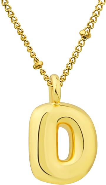 BUBBLE LETTER NECKLACES