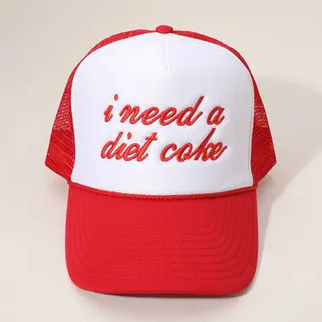 Trucker Hat-Need a Diet Coke
