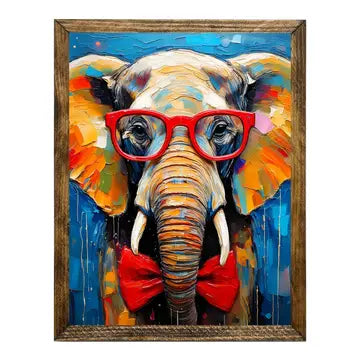 ELEPHANT WITH GLASSES