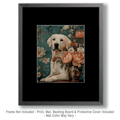 FLORAL LABRADOR