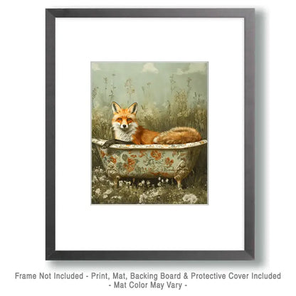 FOX IN BATHTUB