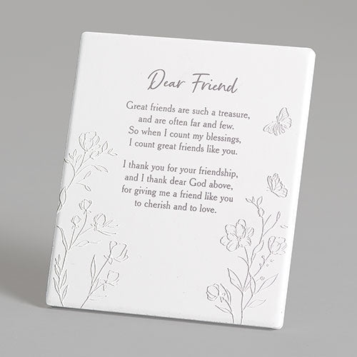 PERSONALIZED WALL PLAQUES-DEAR MOM, DAUGHTER, FRIEND, GRANDMOTHER