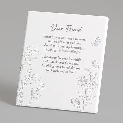 PERSONALIZED WALL PLAQUES-DEAR MOM, DAUGHTER, FRIEND, GRANDMOTHER
