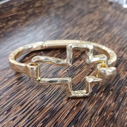 Cross Cuff Bracelet