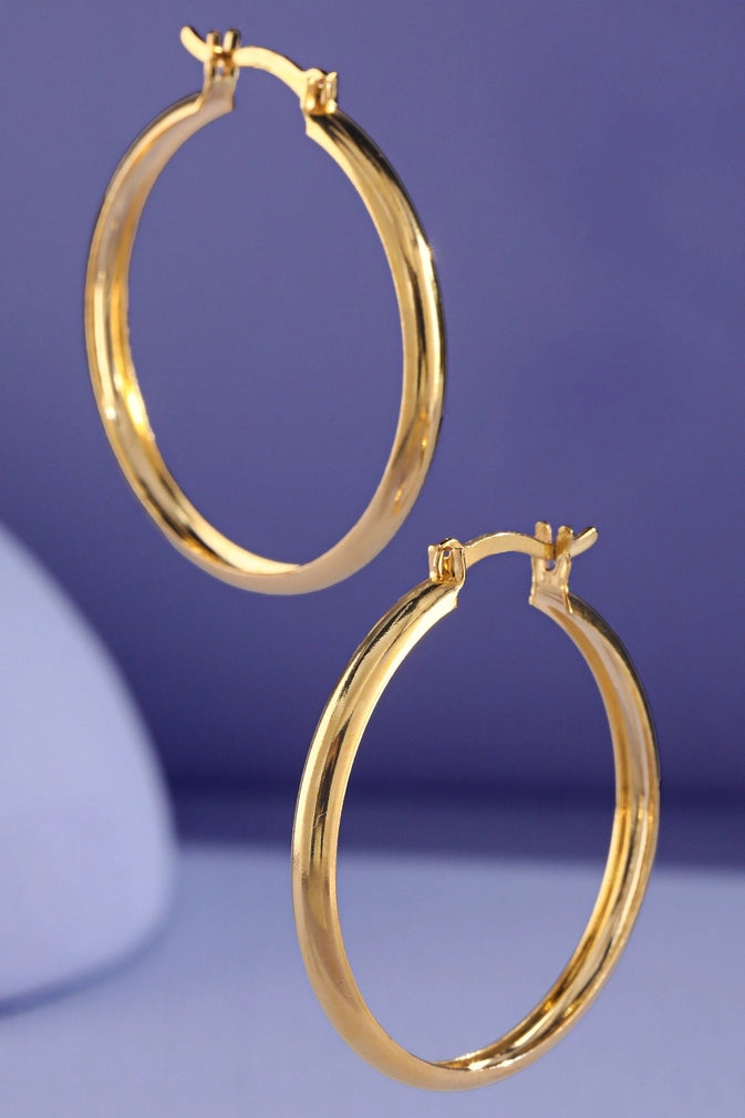 18k GOLD FILLED SMALL HOOP EARRINGS