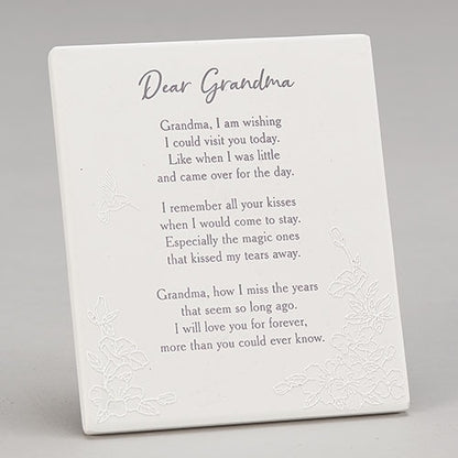 PERSONALIZED WALL PLAQUES-DEAR MOM, DAUGHTER, FRIEND, GRANDMOTHER