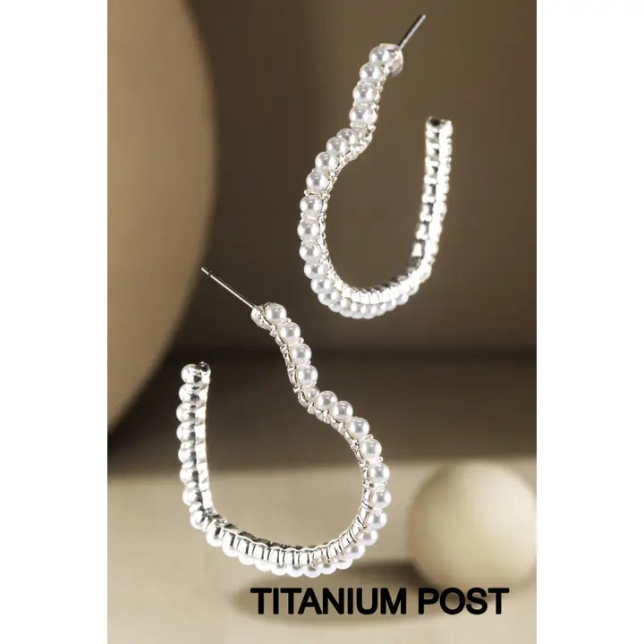 HYPOALLERGENIC HEART SHAPED HOOP EARRINGS