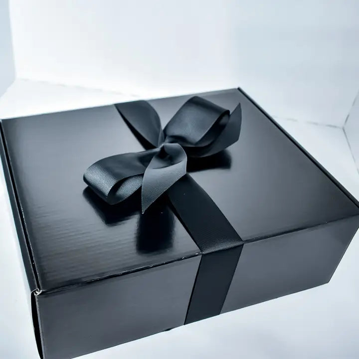 LUXURY GIFT BOX-ROUND ACACIA SIMPLE-CUSTOMIZABLE
