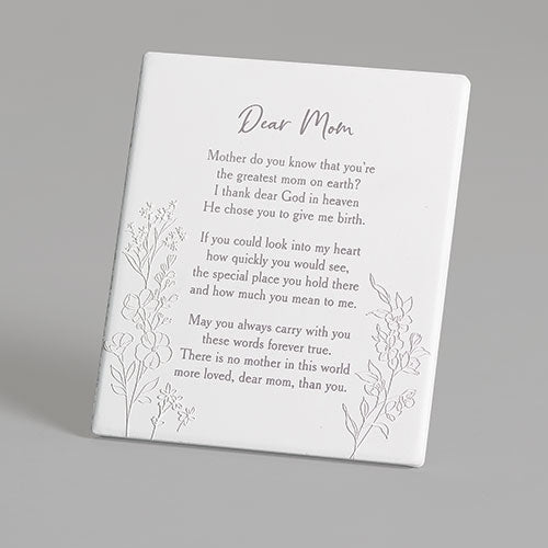 PERSONALIZED WALL PLAQUES-DEAR MOM, DAUGHTER, FRIEND, GRANDMOTHER