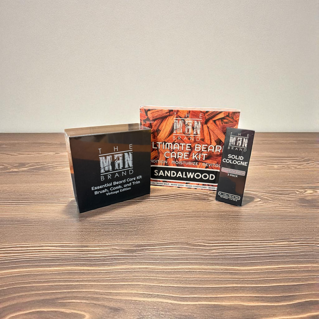 BEARDED MAN CARE AND SOLID COLOGNE BUNDLE