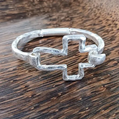 Cross Cuff Bracelet