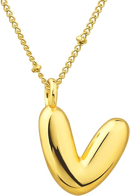 BUBBLE LETTER NECKLACES