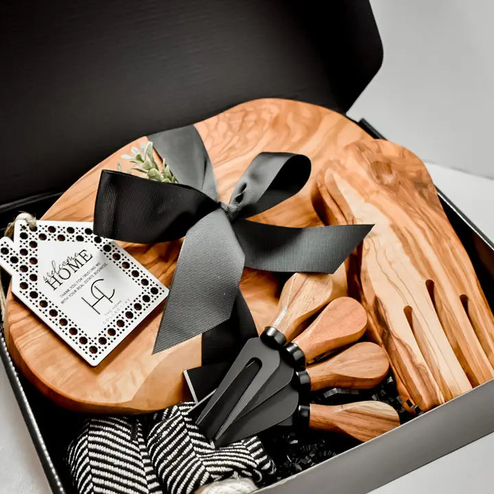 LUXURY GIFT BOX-OLIVE WOOD DELUXE-CUSTOMIZABLE