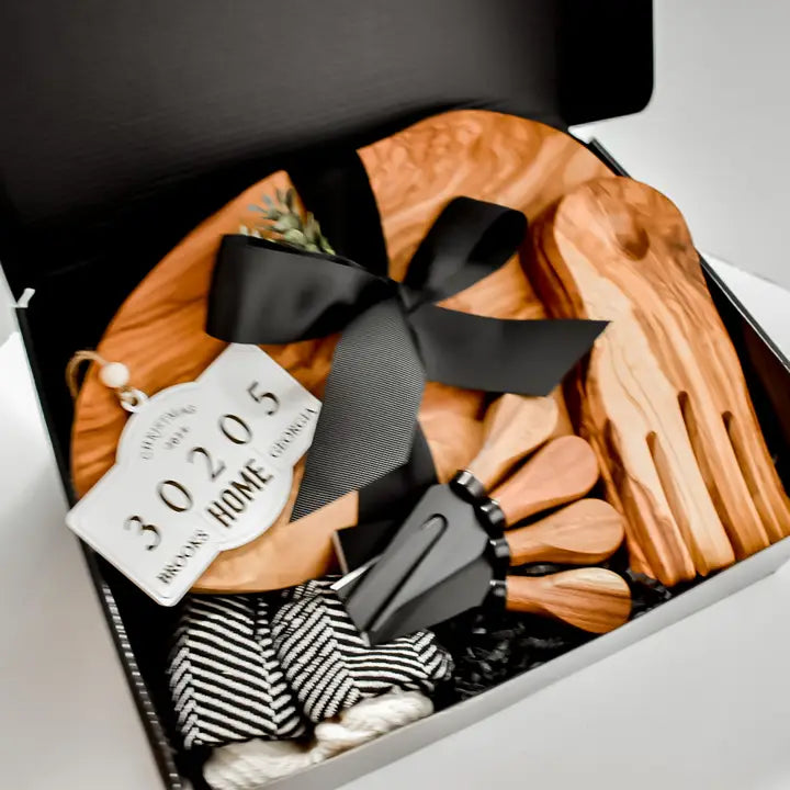LUXURY GIFT BOX-OLIVE WOOD DELUXE-CUSTOMIZABLE